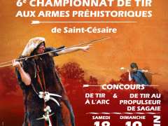 photo de 6éme championnat de tir aux armes préhistoriques à Saint-Cesaire